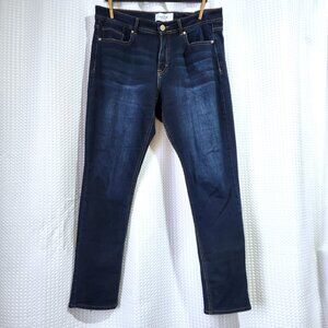 Jordache Curvy Skinny Jeans Women's 16 Dark Blue Blend 5-Pocket Stretch